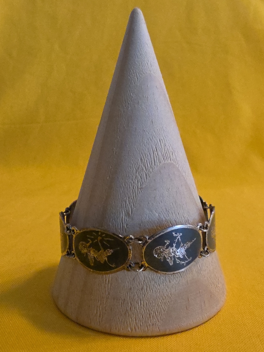 Vintage ▪︎ Siam 925 Sterling Silver ▪︎ Niello Bracelet